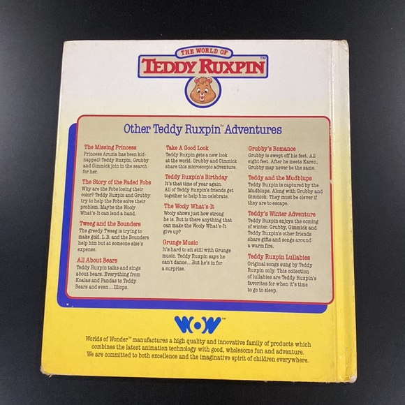 Vintage | The World of Teddy Ruxpin: Grunge Music by Ken Forsse - Hardcover Book - Picture 2 of 9